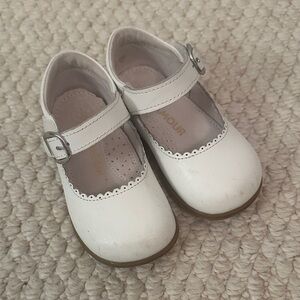 White Kids Mary Jane Shoes